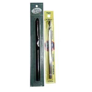 Yarn Bee M-13 Acrylic & Wrights K 6.5mm Aluminum Crochet Hook Set New
